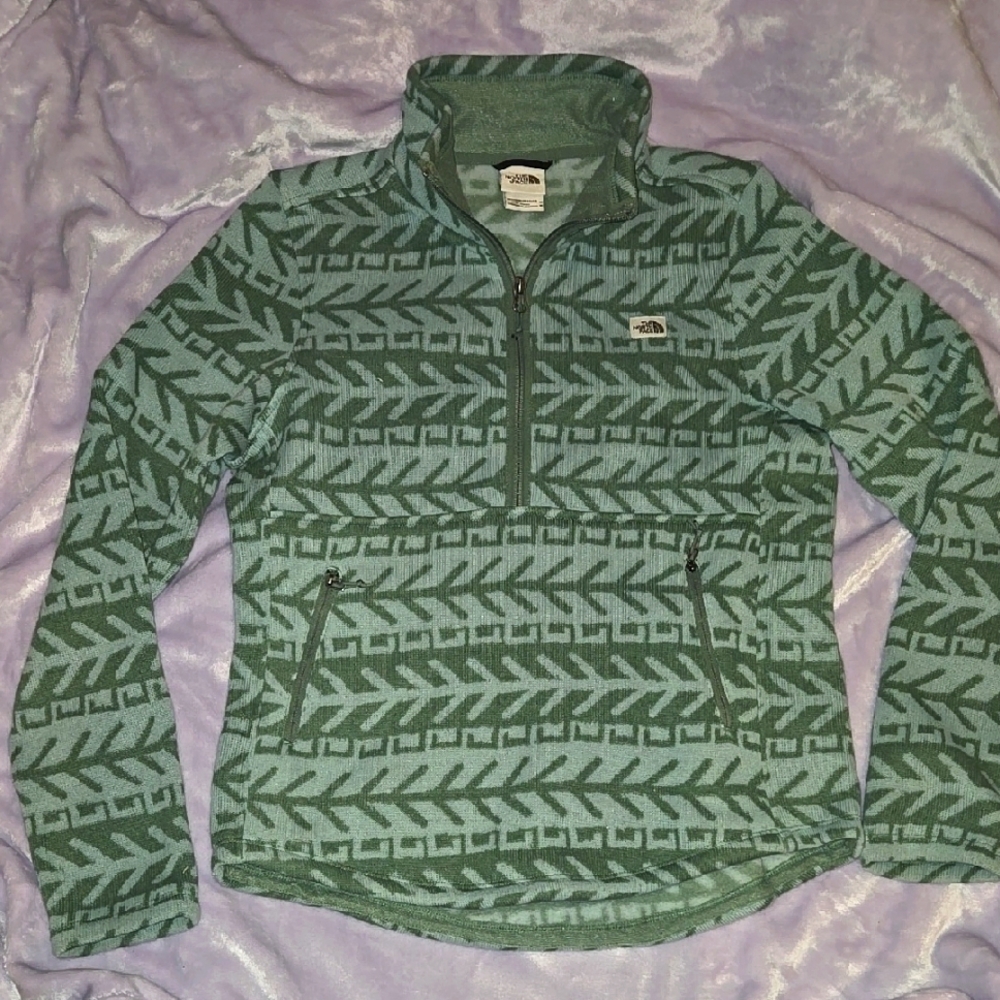 The North Face Green Patterned Women's Sweater